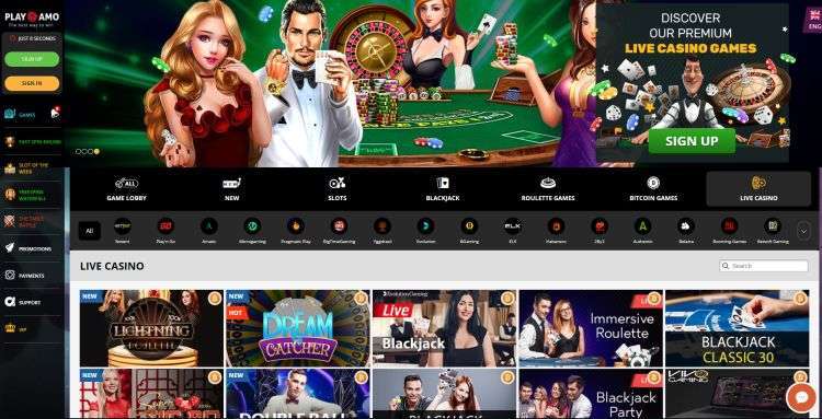 PLayama casino review live casino