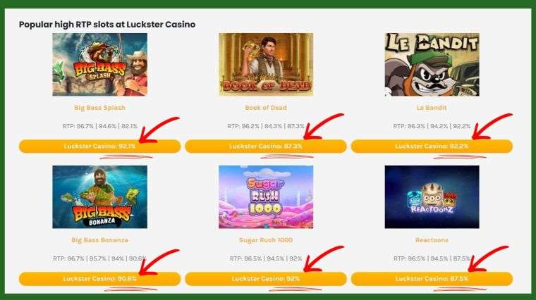 rtps-on-luckster-casino